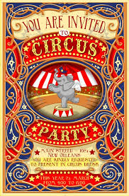 Circus Party Flyer Template Circus Flyer Template Circus Party