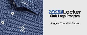 embroidered golf apparel at golf locker