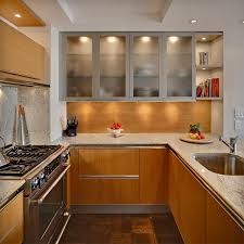 Frame Glass Door Modular Kitchen Cabinet