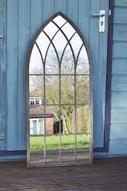 Outdoor Garden Mirror Rustic Gothic