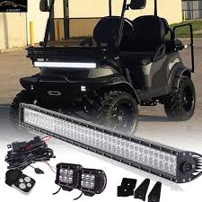 40 Led Light Bar 2x4 Led Pods Fit All Club Car Ezgo Yamaha Golf Carts And More Ailight Yamaha Golf Carts Golf Cart Parts Golf Carts