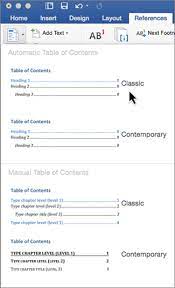Now for the easy part! Insert A Table Of Contents Office Support