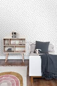 wallpaper polka dots black and white