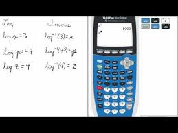 Calculator Ti 84 Calculator Logarithms