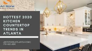 Uniquely patterned white granite kitchen countertop. Hottest 2020 Kitchen Countertop Trends In Atlanta