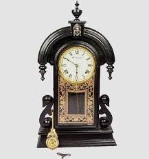 Black Antique Old Style Pendulum Wall Clock