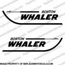 Boston Whaler Boats Logo Decal Any Color