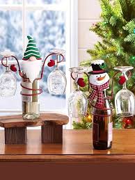 Santa Claus Shaped Wine Glass Holder
