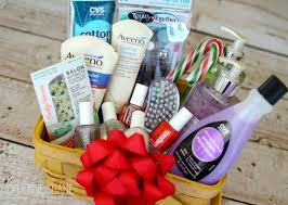 holiday gift idea diy manicure gift basket