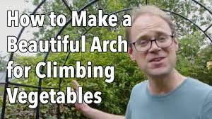 4 x plastic structure connectors metal pole joiners joints greenhouse frame. How To Make A Beautiful Arch For Climbing Vegetables Youtube