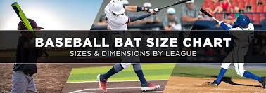 baseball bat size chart bat sizes