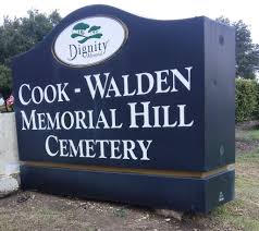 cook walden memorial hill cemetery a