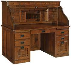 I just friggin' love this design. Joshuas Craftsman Roll Top Desk Countryside Amish Furniture