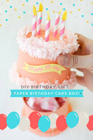 diy birthday cake box