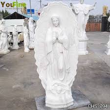 Guadalupe Outdoor Marble Statue