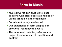 This is a list of music styles.music can be described in terms of many genres and styles. Chapter 4 Musical Form And Musical Style Form In Music Ppt Download