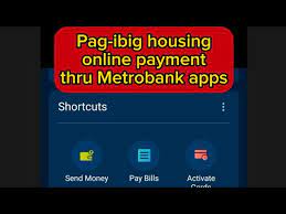 how to pay pag ibig housing loan thru