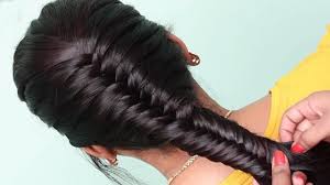 This type of braided hairstyles for perfectly suitable for girls with long hair and spades and modern dress. How To Do French Braid Hairstyle For Girls Fishtail Braid Hairstyle Hair Style Girl Hairstyle Youtube