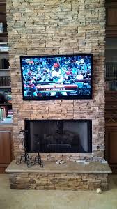 over fireplace tv installation