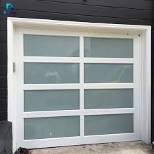 Tempered Aluminum Glass Garage Door