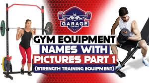 gym equipment names with pictures