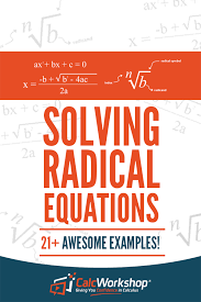 how to solve radical equations 21
