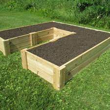 U Shaped Cedar Raised Bed Garden Kit 6
