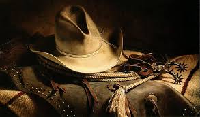 Pin Western Art Cowboy Hat Spurs For