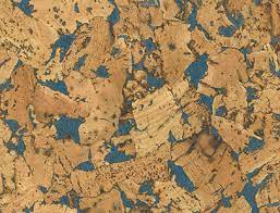 Country Blue Natural Cork Wall Tile