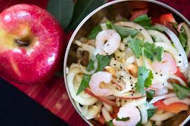 asian apple noodle salad kravings