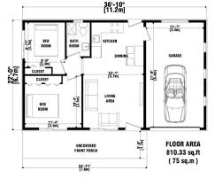 Modern Flat Roof House Plans 2 Bedroom