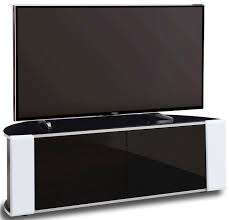 white corner tv cabinet stand unit