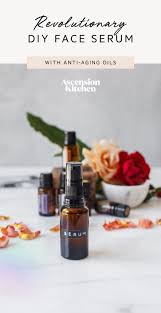 diy face serum with frankincense