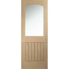 Sussex Internal Oak Door With Clear
