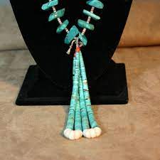 navajo single strand turquoise stones