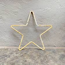 White Rusty Star White Metal Star