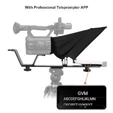 Best teleprompter for iphone & ipad. Gvm Teleprompter For Ipad Tablet Smartphone With Bluetooth App Contr Gvmled