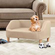 dog bed pet sofa with removable cushion