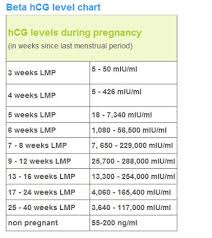 I Am Pregnant Beta Hcg Level Chart