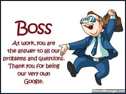 A good sense of humor isn't just a way to make your workday more pleasurable, it can also help you perfor. Thank You Notes For Boss Messages And Quotes To Say Thanks Wishesmessages Com