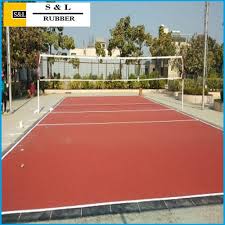 volleyball court flooring service at rs