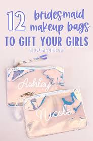 12 bridesmaid makeup bags they ll