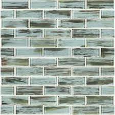 Textured Glass Subway Wall Tile