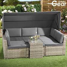 california rattan daybed with canopy