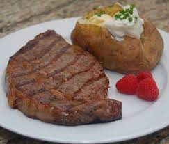 top sirloin steak on the grill