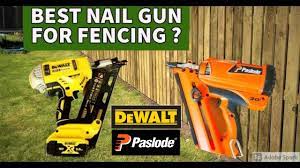which nail gun for building fence