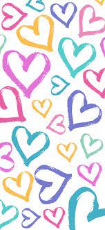 heart pattern wallpaper background for