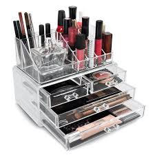 4 drawer cosmetic organizer case