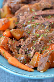 I liked it so much that i started making it at home, but eventually discovered it was sort of a modified version of a. Slow Cooker Pot Roast The Gunny Sack