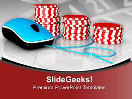 Play Online Poker Game Powerpoint Templates Ppt Backgrounds For